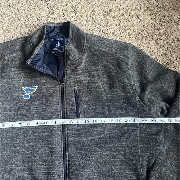 Johnnie-O Full Zip Fleece Jacket XL St. Louis Blues Hockey NHL - Picture 5 of 6